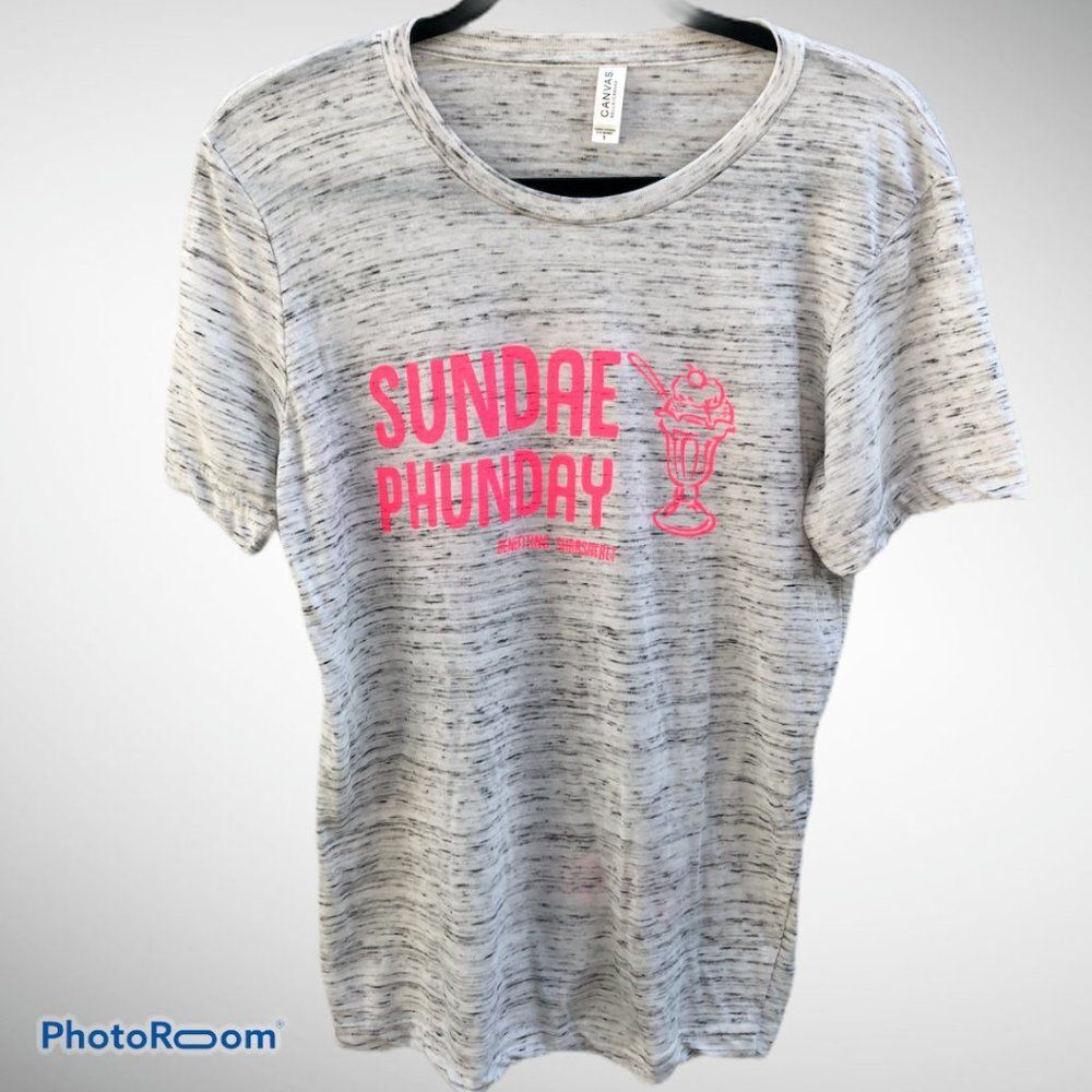 AEPhi Sundae Phunday Womens T-shirt Sz S 0256